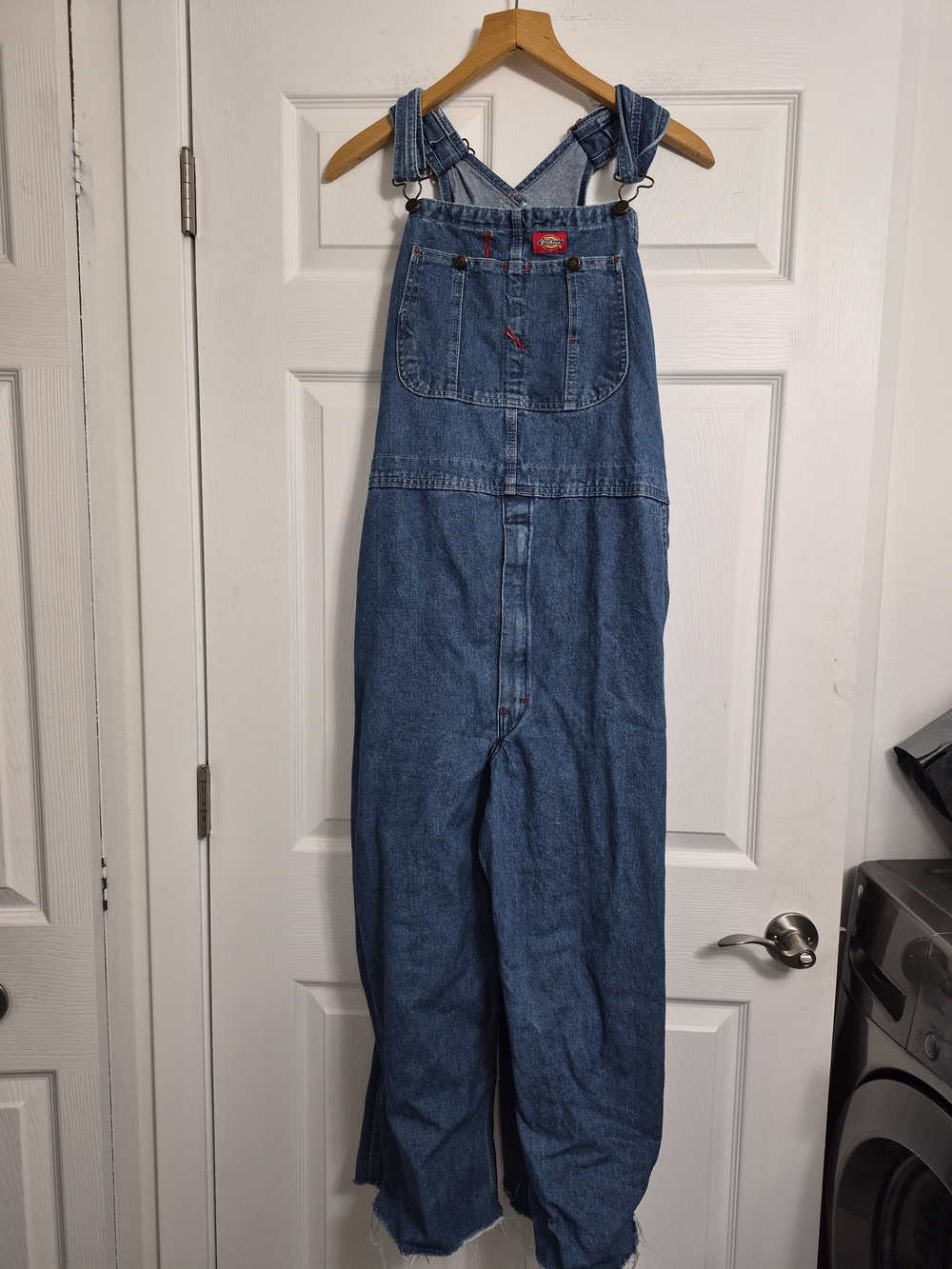 Dickies Men's Blue Denim Overalls